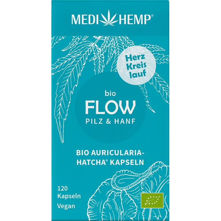 shopapotheke MEDIHEMP Bio FLOW Auricularia-HATCHA® Kapseln Fabrikladen