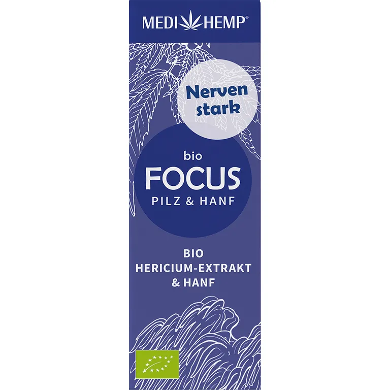 shopapotheke MEDIHEMP Bio FOCUS Hericium-Extrakt & Hanf Begrenzt auf 3 Tage