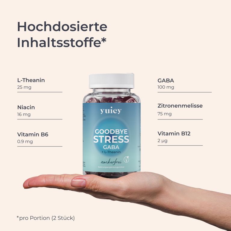 shopapotheke yuicy® Good Bye Stress gummies- für mehr Entspannung Fabrikverkauf