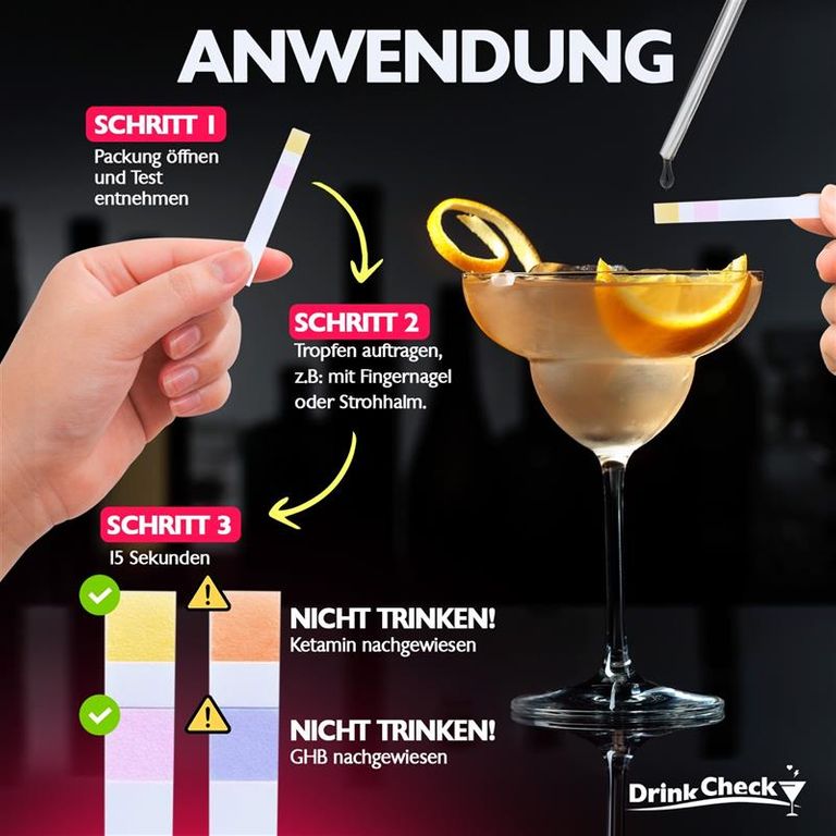 shopapotheke DrinkCheck K.O. Tropfen Schnelltest Meist gekauft