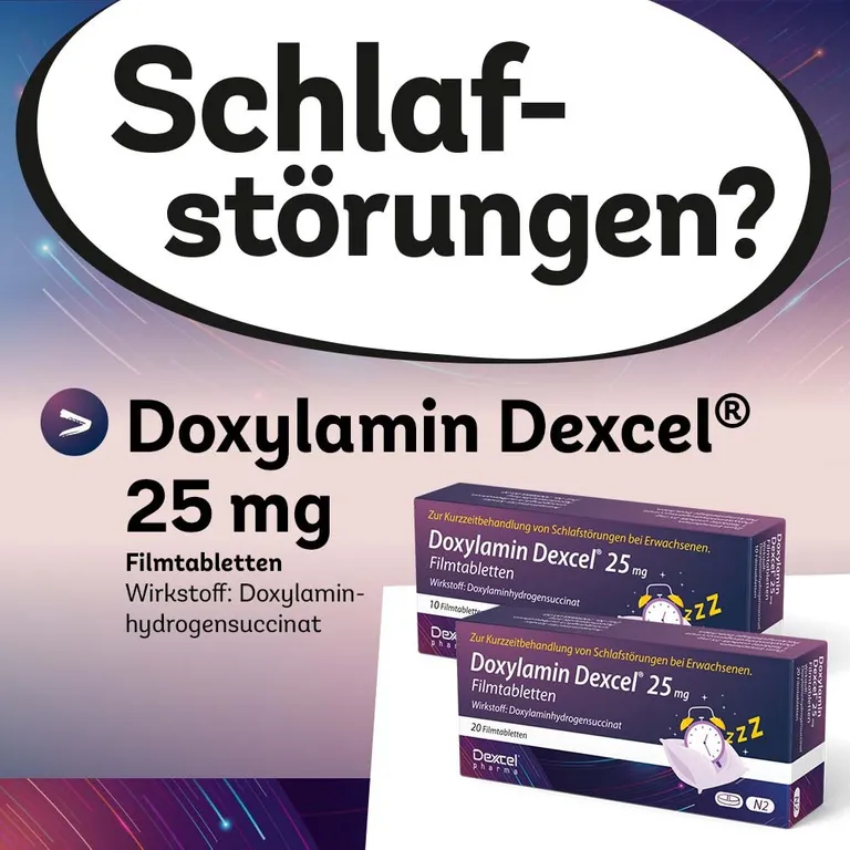 shopapotheke Doxylamin Dexcel® 25 mg Filmtabletten Versandkostenfrei