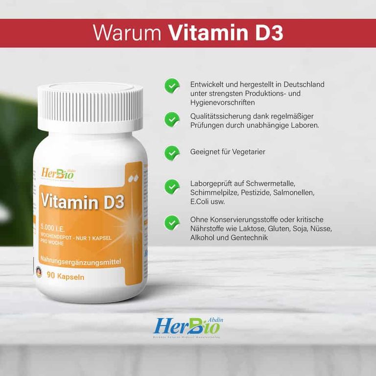 shopapotheke HerbBio Vitamin D3 5000 I.E Flash Sale