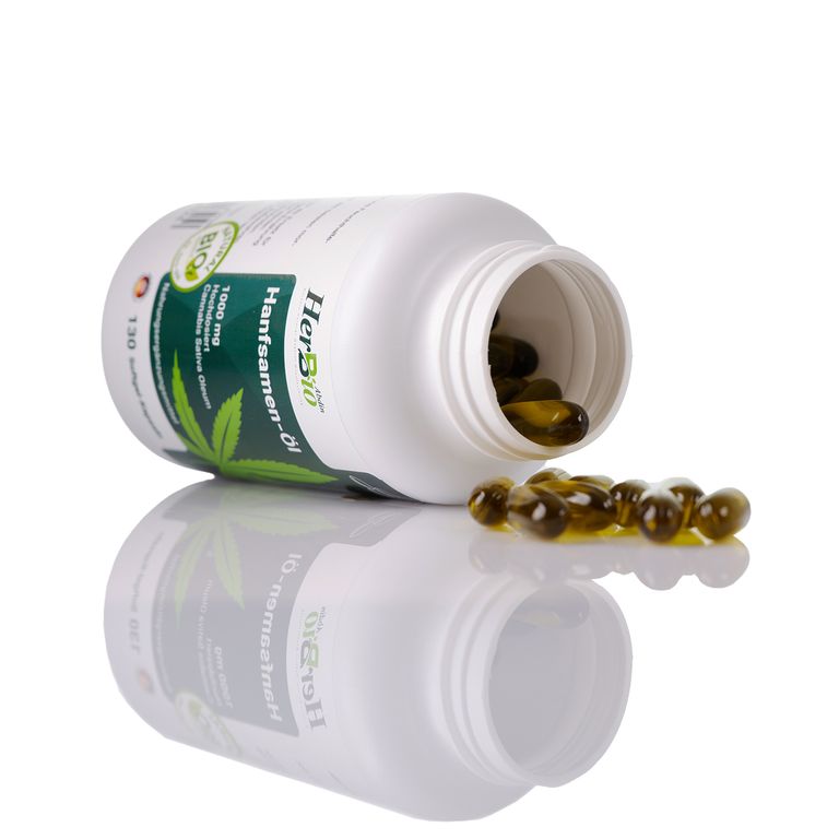 shopapotheke HerbBio bio Hanfsamen-Öl 1000mg Begrenztes Angebot