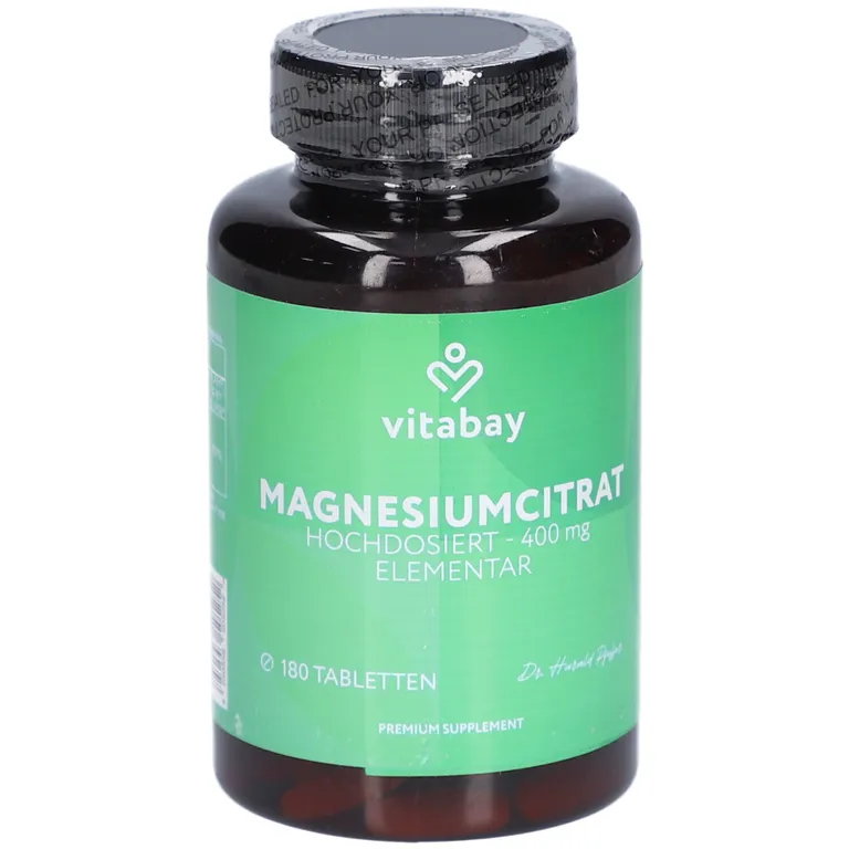 shopapotheke Vitabay Magnesiumcitrat – Hochdosiert 400 mg Elementar Black Friday