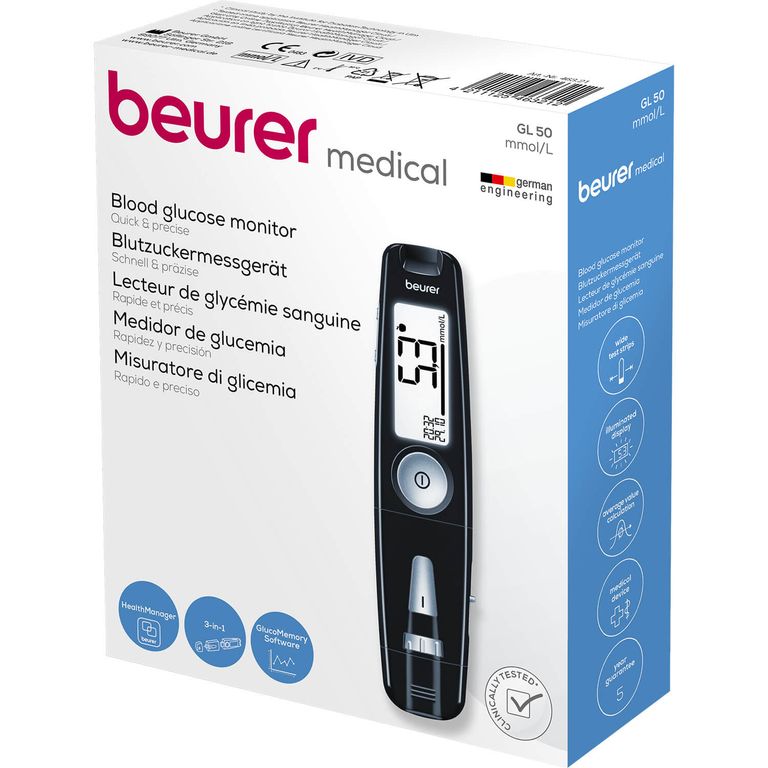 shopapotheke Beurer Blutzuckermessgerät GL 50 mmol/l 3-in-1 Osterangebot
