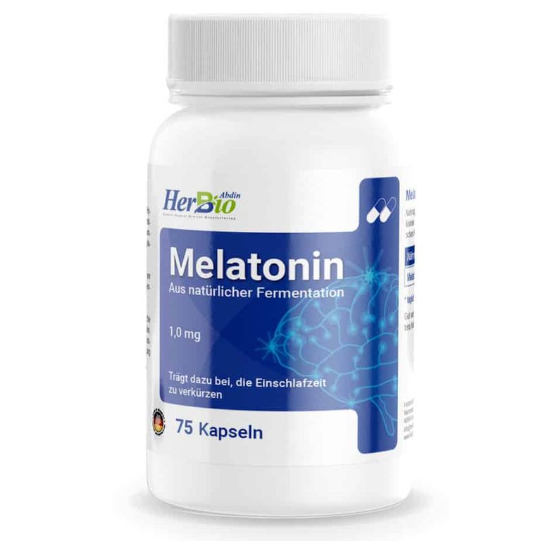 shopapotheke HerbBio Melatonin für verkürzte Einschlafzeit Heißer Verkauf