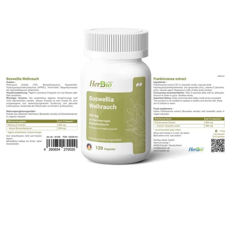 shopapotheke HerbBio Boswellia Weihrauch hochdosiert Neueste Mode