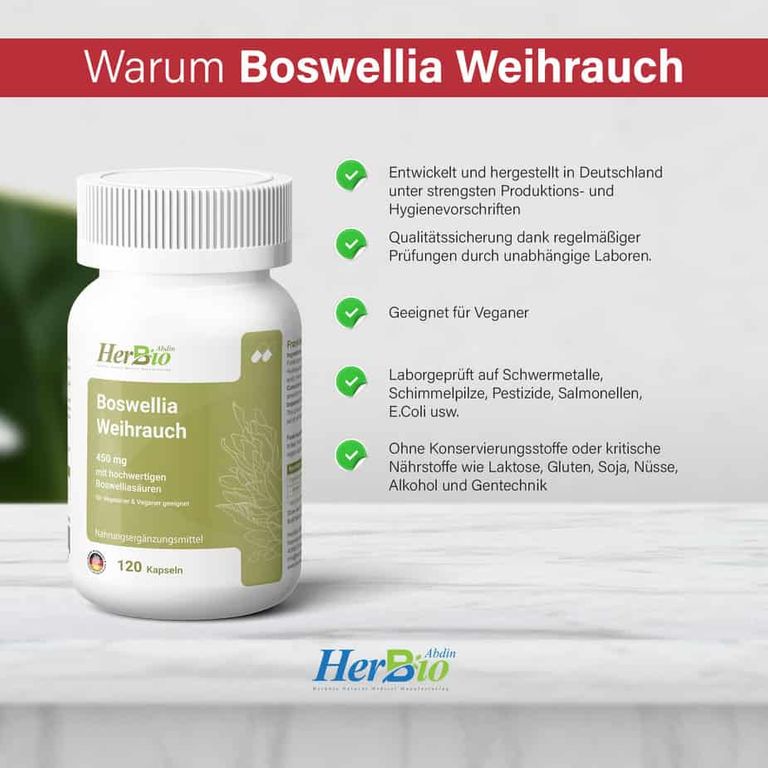 shopapotheke HerbBio Boswellia Weihrauch hochdosiert Neueste Mode