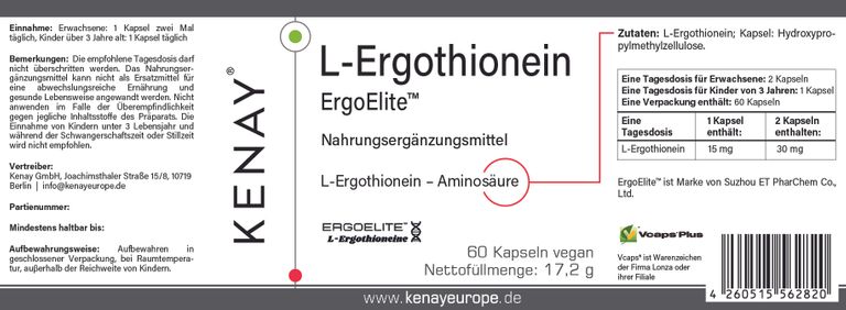 shopapotheke L-Ergothionein ErgoElite™ KENAY® Saisonale Angebote