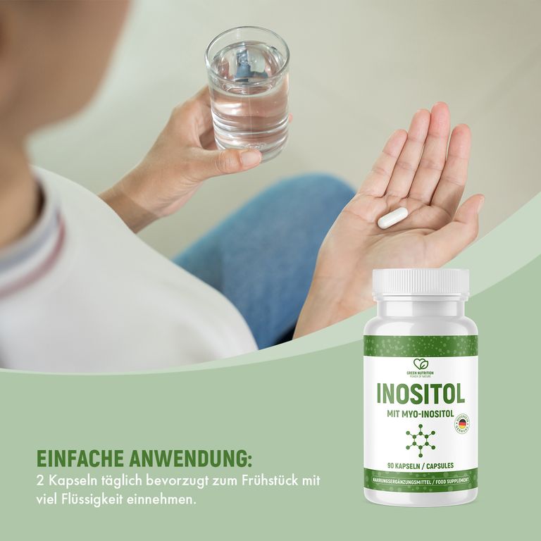 shopapotheke Inositol Kapseln mit Myo-Inositol - Green Nutrition Tiefpreis