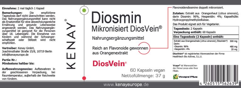 shopapotheke Diosmin Mikronisiert DiosVein® KENAY® Letzter Tag