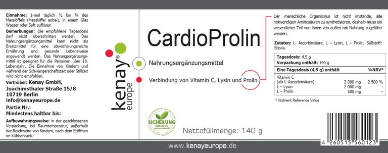shopapotheke CardioProlin KENAY® Fabrikladen