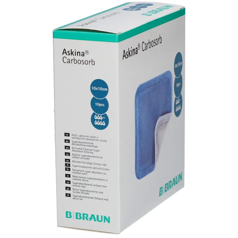 shopapotheke Askina® Carbosorb nicht haftende Wundauflage 10x10 cm Outlet