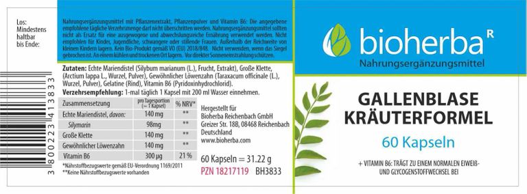 shopapotheke Gallenblase Kräuterformel Kapseln Hotsell