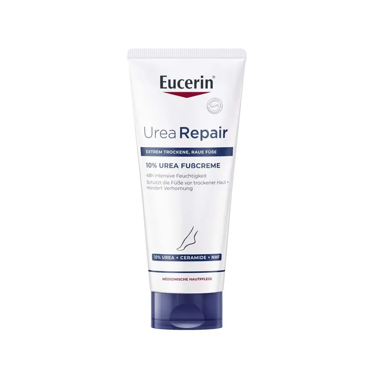 shopapotheke Eucerin® UreaRepair 10% Urea Fußcreme – Intensive Pflege und Feuchtigkeit für trockene bis extrem trockene Füße - Jetzt 20% sparen mit Code "eucerin20" + Eucerin AtopiControl Hydro-Lotion 20ml GRATIS Discount Store für neue Produkte