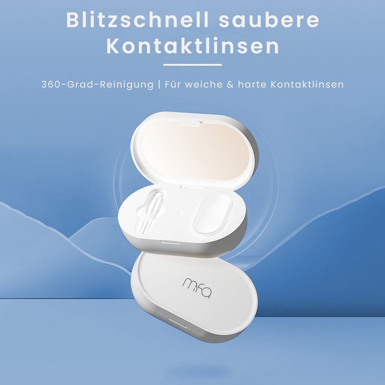 shopapotheke mfa® Ultraschallreinigungsgerät für harte & weiche Kontaktlinsen 50% Rabatt für begrenzte Zeit
