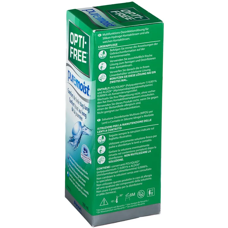 shopapotheke OPTI-FREE® Puremoist® Kontaktlinsenpflegemittel Auslauf