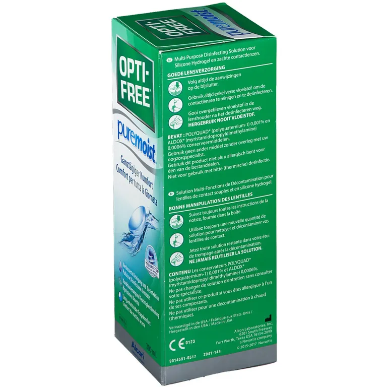 shopapotheke OPTI-FREE® Puremoist® Kontaktlinsenpflegemittel Auslauf