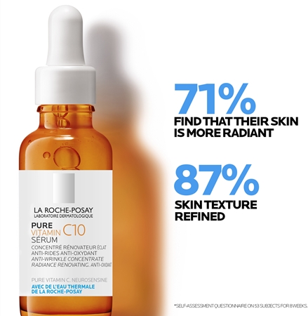 La Roche-Posay La Roche-Posay Pure Vitamin C10 aufhellendes Serum gegen Falten mit Vitamin C Nur für heute
