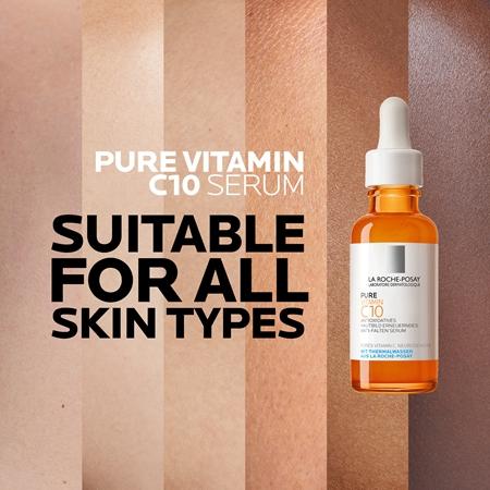 La Roche-Posay La Roche-Posay Pure Vitamin C10 aufhellendes Serum gegen Falten mit Vitamin C Nur für heute