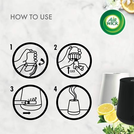 Air Wick Air Wick Aroma Mist Happiness Aroma Diffuser mit Füllung + Batterie Begrenzt auf 3 Tage