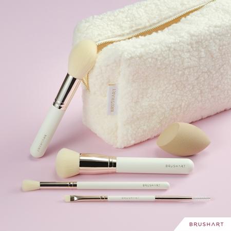 BrushArt BrushArt Basic Soft Glam make-up brush set Pinselset mit Täschchen Begrenzte Freigabe