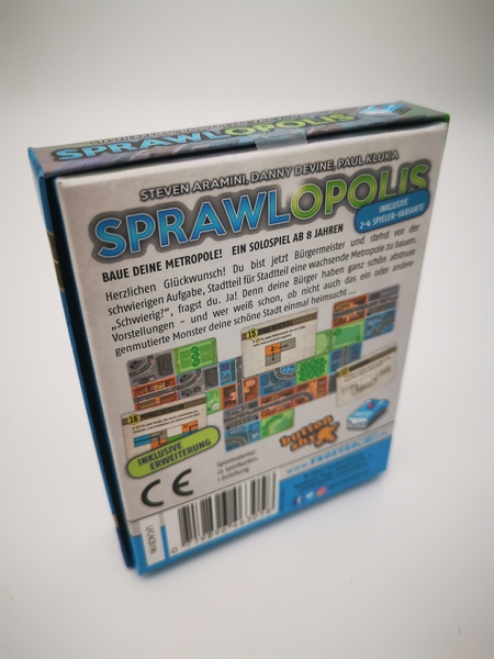spieleoffensive Sprawlopolis (inkl. Erweiterung und 2-4 Spieler Variante) Nur noch ein Tag übrig