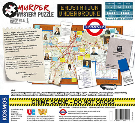 spieleoffensive Murder Mystery Case Files - Endstation Underground Schlussverkauf