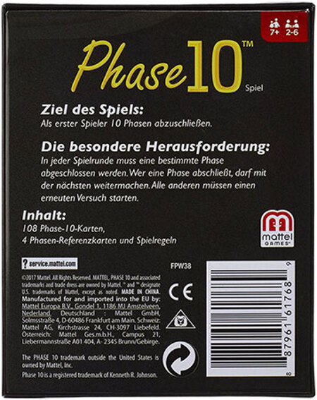 spieleoffensive Phase 10 - Kartenspiel Kostenloser Versand