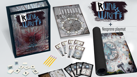 spieleoffensive Rune & Write - Spielmatte aus Neopren Riesige Ersparnisse
