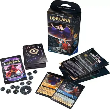 spieleoffensive Disney Lorcana: Set 2 - Aufstieg der Flutgestalten: Starter Deck Bernstein und Saphir Begrenzte Freigabe