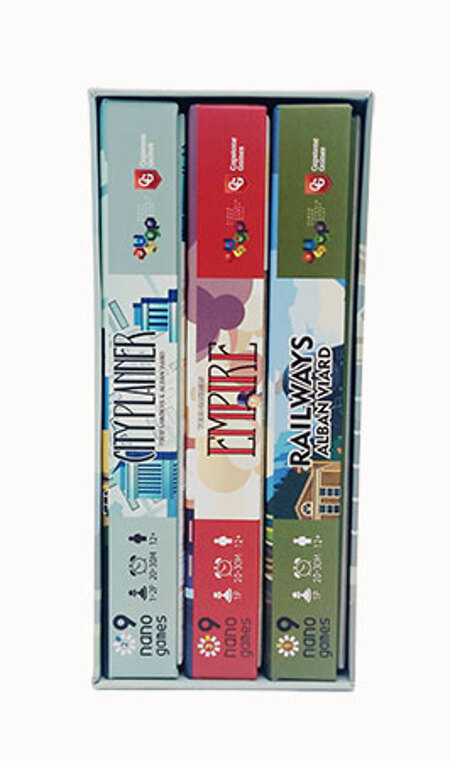 spieleoffensive Nano9Games - Teil 1 - Sammelbox (City Planner Empire Railways) Sonderangebote