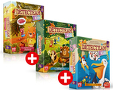 spieleoffensive Detecteam Kids - Bundle (3 Spiele mit je 3 Fällen) Riesige Ersparnisse