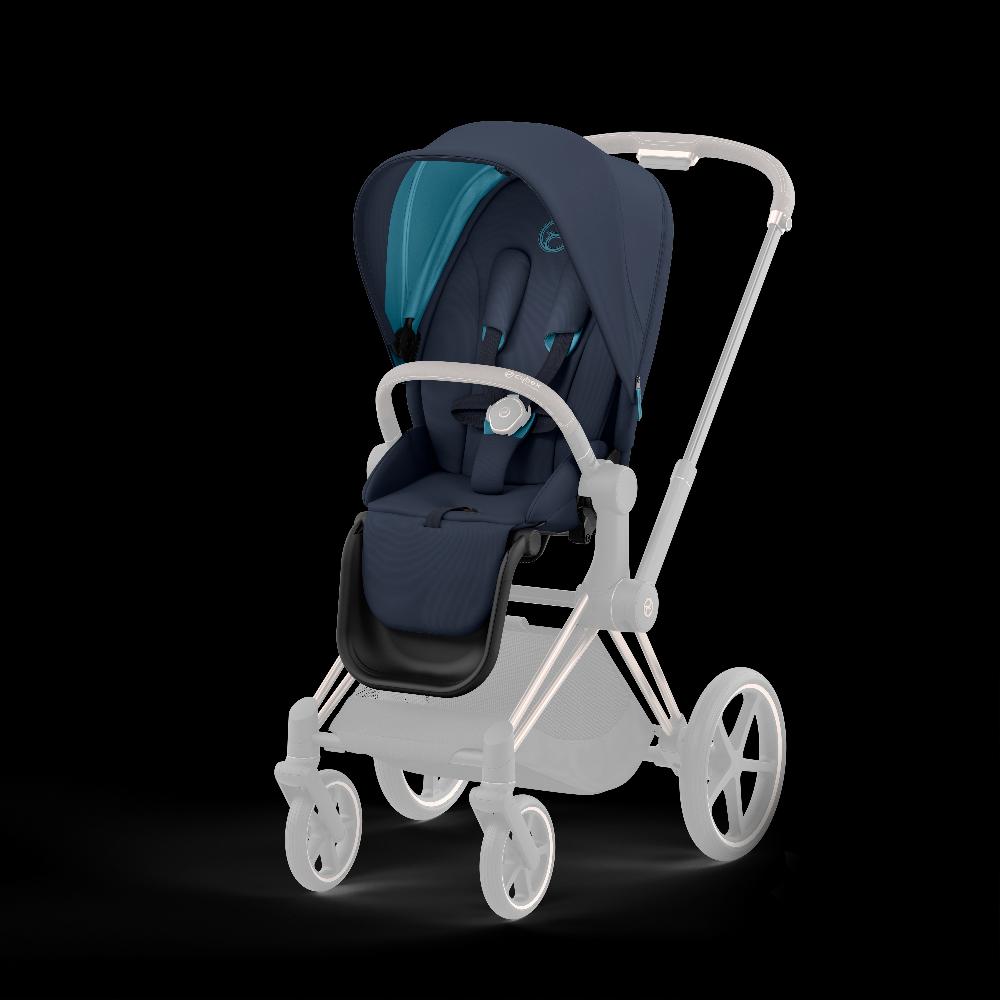 babymarkt Kombikinderwagen Priam Rosegold Dark Navy Conscious Collection Kostenlose Rückgabe
