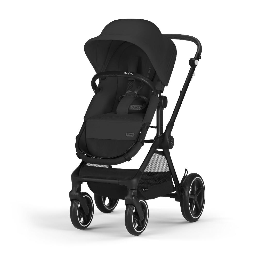 babymarkt 3 in 1 Reisesystem Kombikinderwagen Eos Lux inklusive Babyschale Aton B2 Black Moon Black Letzte 3 Tage