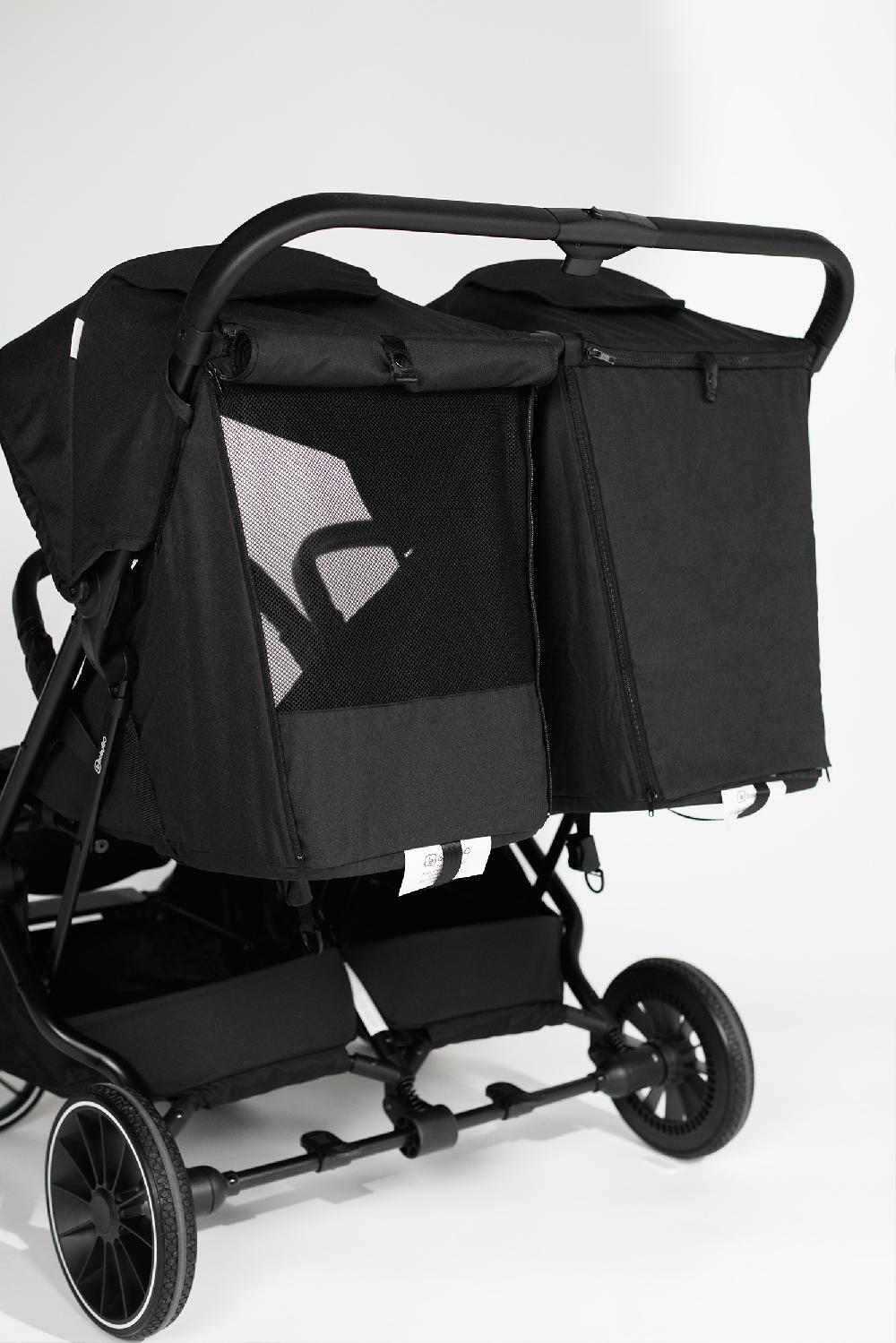 babymarkt Geschwisterbuggy GOTWICE black Letzter Tag