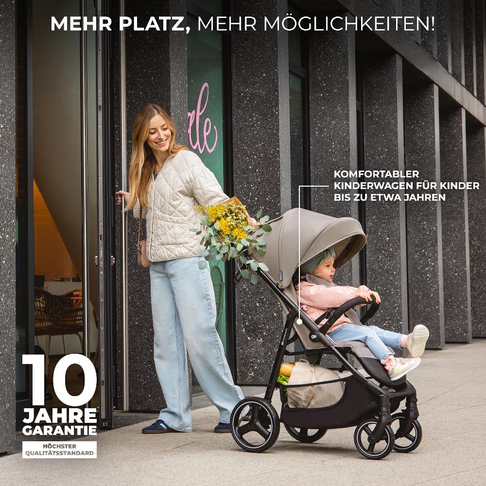 babymarkt Buggy TRIG 3 Beige 50% Rabatt mit kostenlosem Versand