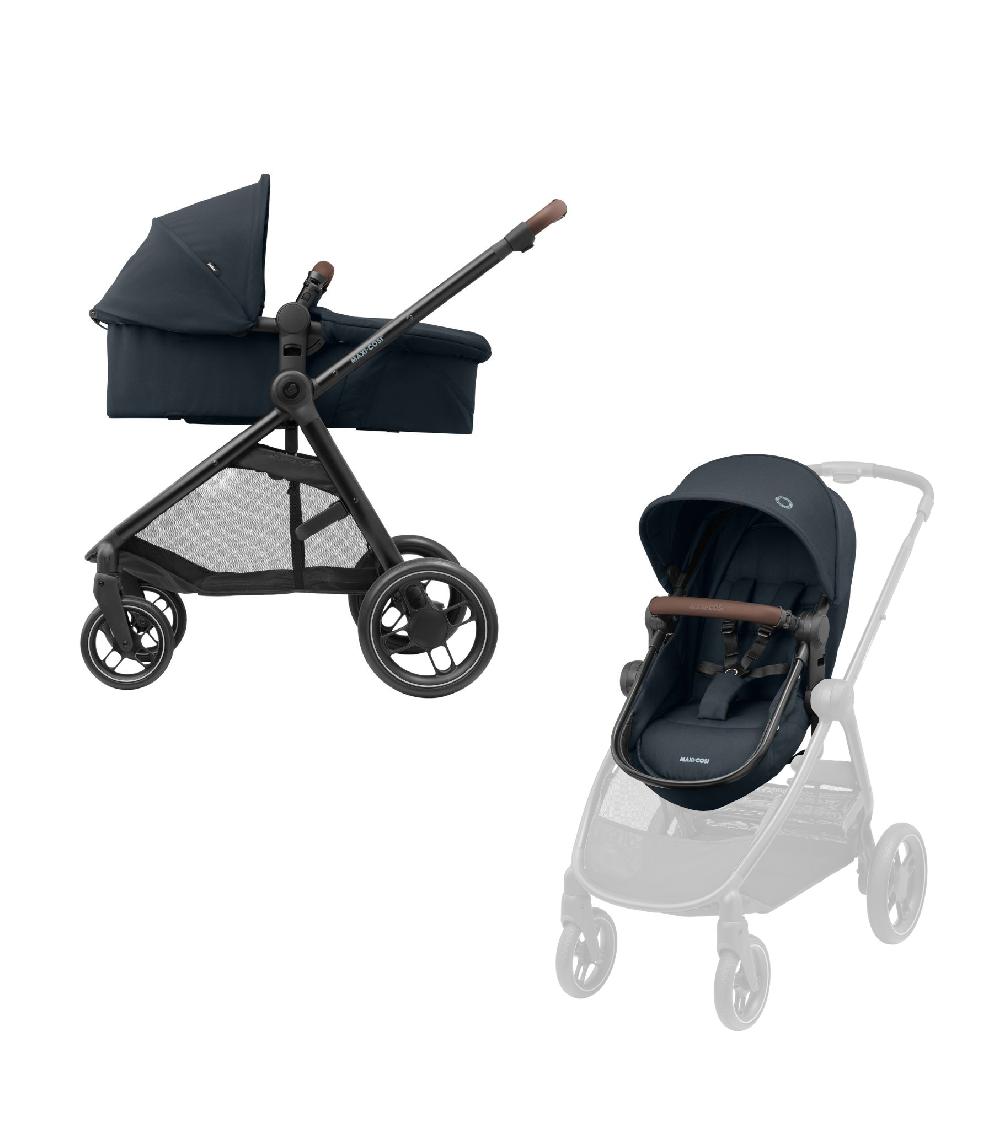 babymarkt Kombikinderwagen Zelia 3 und Babyschale Pebble S inklusive Basisstation FamilyFix S und Adapter zollfrei