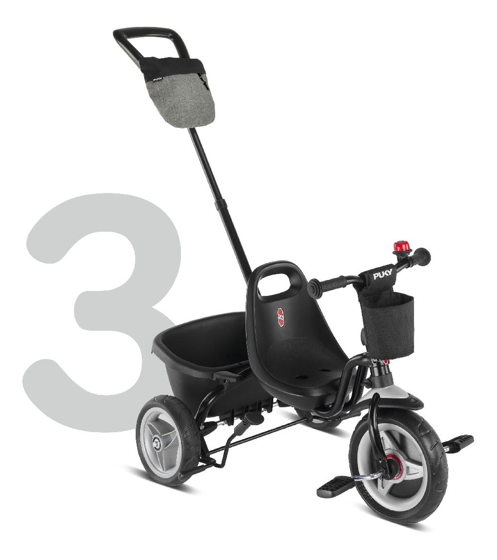 babymarkt 4 in 1 Dreirad Ceety Comfort schwarz 2442 Hotsell
