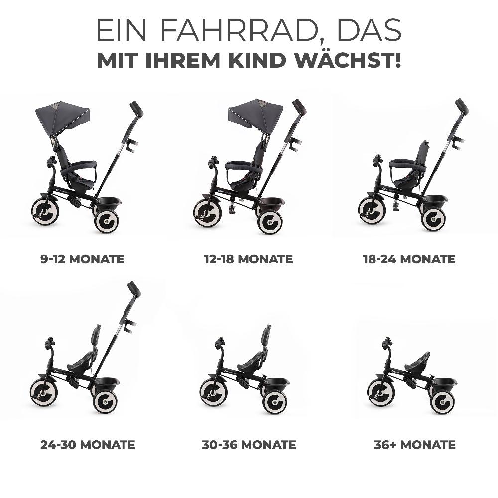 babymarkt Dreirad Aston grau Schlussverkauf