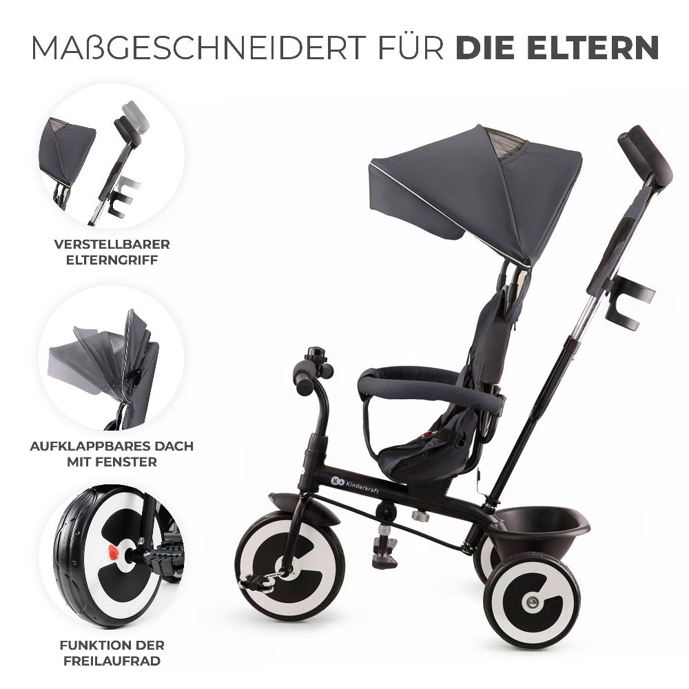 babymarkt Dreirad Aston grau Schlussverkauf