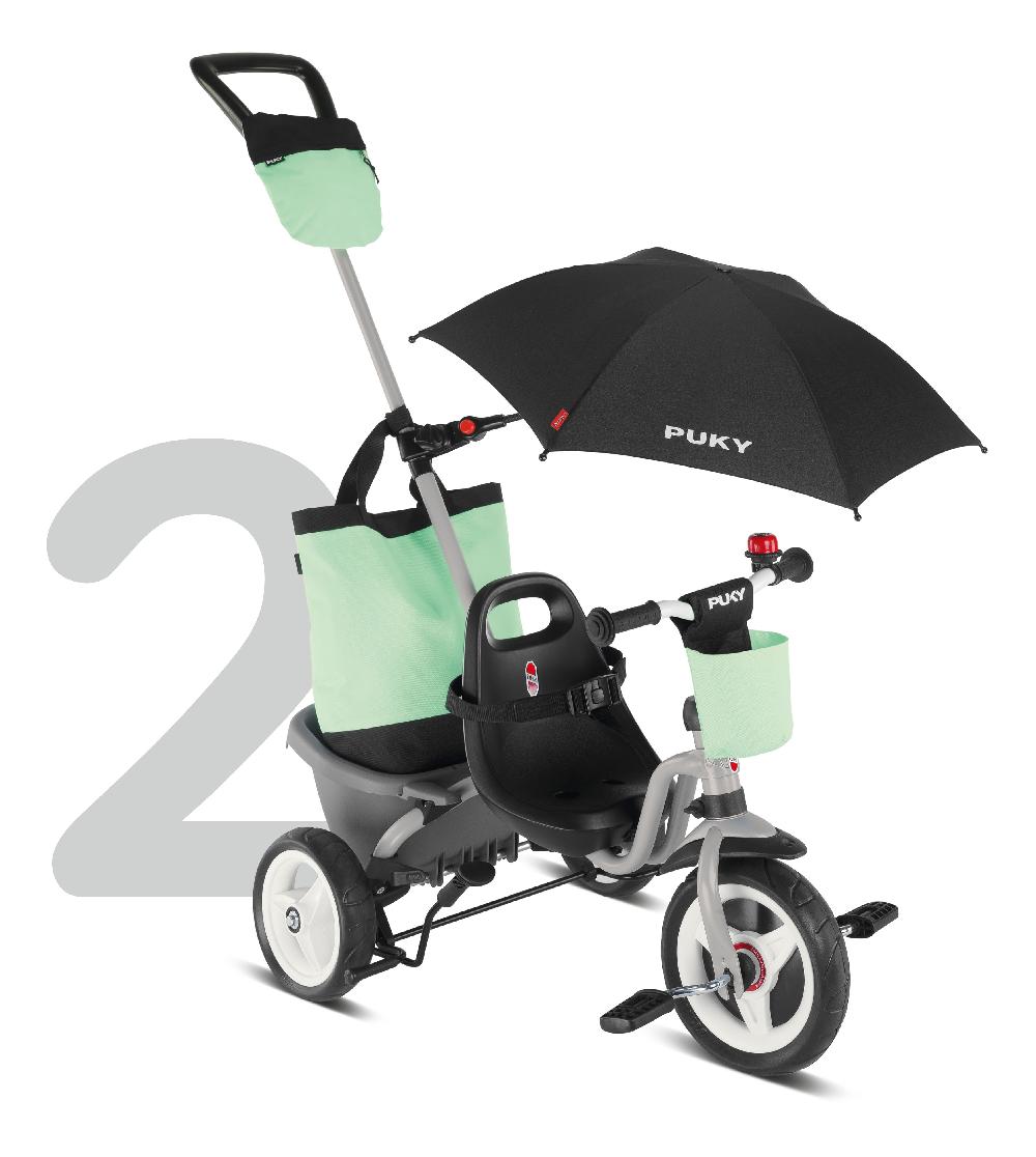 babymarkt 4 in 1 Dreirad Ceety Comfort lichtgrau 2440 Fabrikverkauf