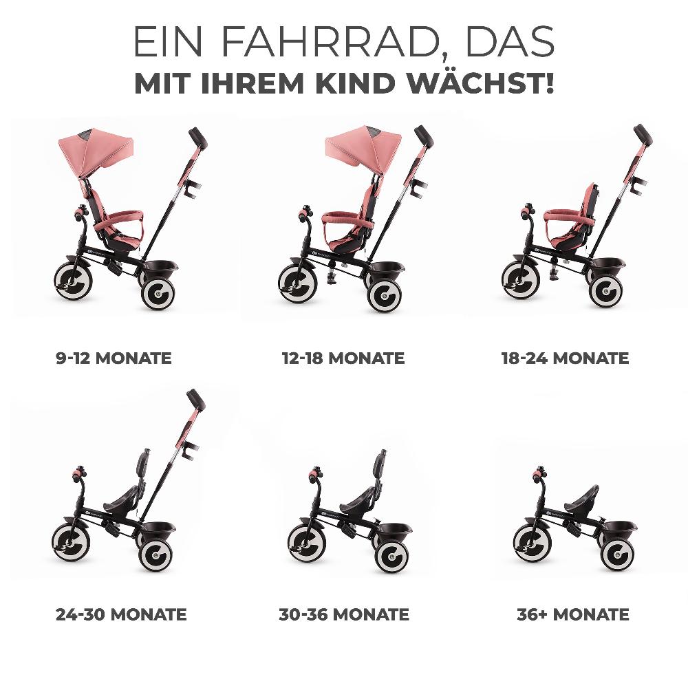 babymarkt Dreirad Aston rose pink Vatertagsangebot