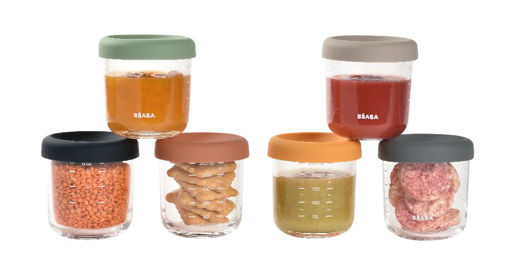 babymarkt Portionsbehälter 6er Set aus Glas sunrise Sonderangebote