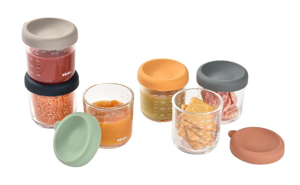 babymarkt Portionsbehälter 6er Set aus Glas sunrise Sonderangebote