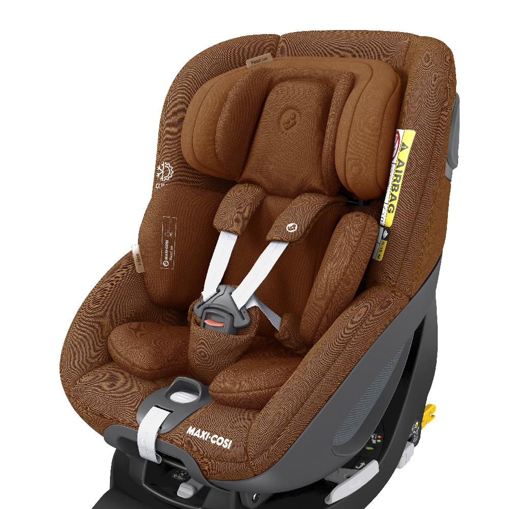 babymarkt Reboarder Pearl 360 Authentic Cognac inkl. Neugeboreneneinlage Letzte 3 Tage