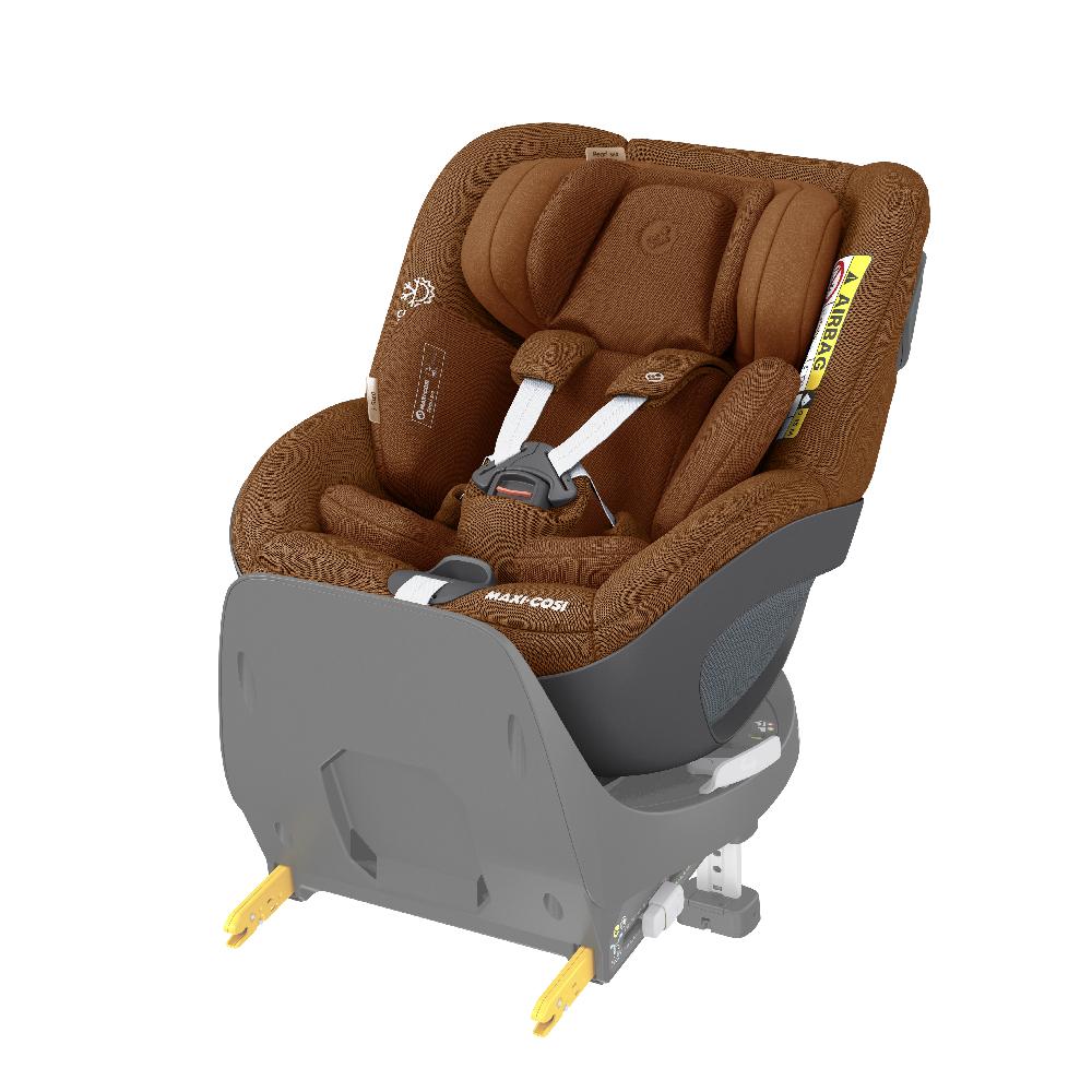babymarkt Reboarder Pearl 360 Authentic Cognac inkl. Neugeboreneneinlage Letzte 3 Tage