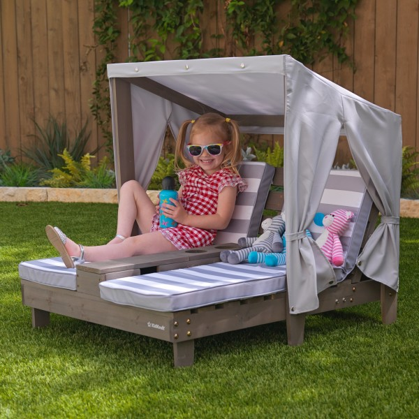 babymarkt Doppelte Kinder Sonnenliege mit Getränkehaltern Bis zu 65% Rabatt