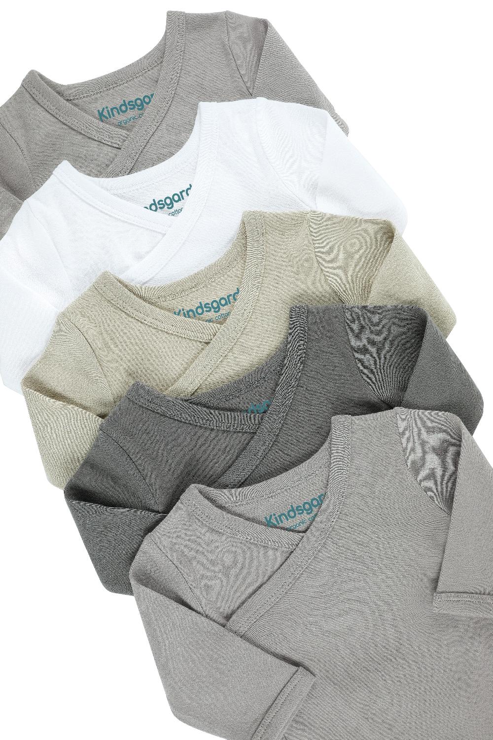 babymarkt Wickelbody trunder 5er-Pack langarm grau Speichern exportieren