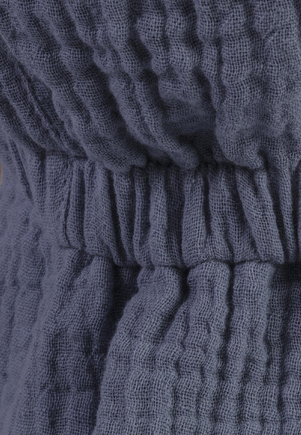 babymarkt Schirmmütze mit Nackenschutz Musselin graublau Online Shopping
